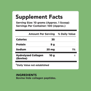 Premium Grass Fed Collagen Peptides (1kg) Collagen Amandean