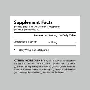 Super Antioxidant Liposomal Glutathione