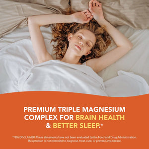 Magnesium L-Threonate Complex With Magtein (90 Veggie Capsules) Magnesium Amandean