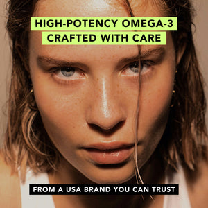 Vegan Omega-3 (DHA + EPA) 500mg Capsules Amandean 120 count, 60 count