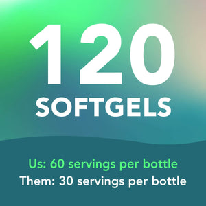 Vegan Omega-3 (DHA + EPA) 500mg Capsules Amandean 120 count