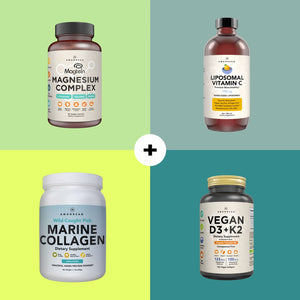 Vegan Omega-3 (DHA + EPA) 500mg Capsules Amandean 120 count, 60 count