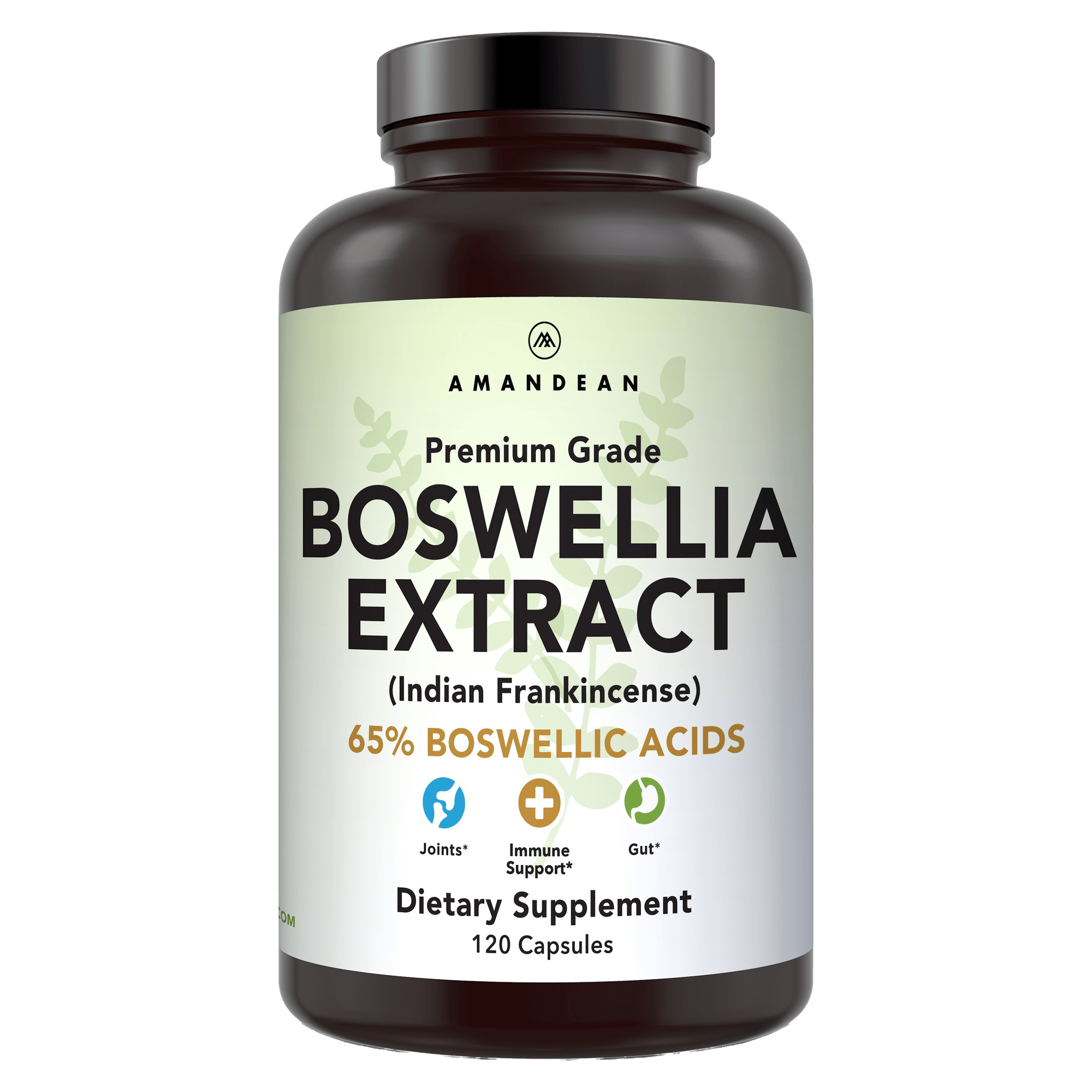 Premium Boswellia Serrata Extract (500mg) Boswellia Extract Amandean 