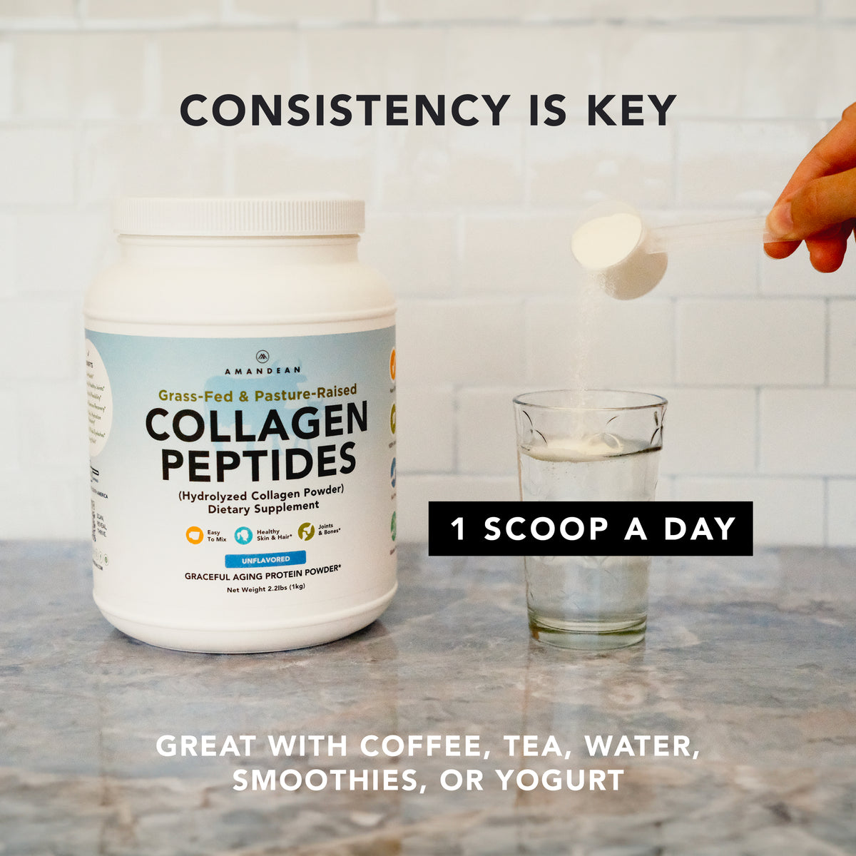 Premium Grass Fed Collagen Peptides (1kg)