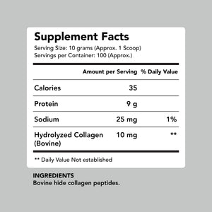 Premium Grass Fed Collagen Peptides (1kg)