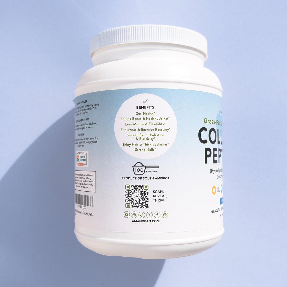 Premium Grass Fed Collagen Peptides (1kg)