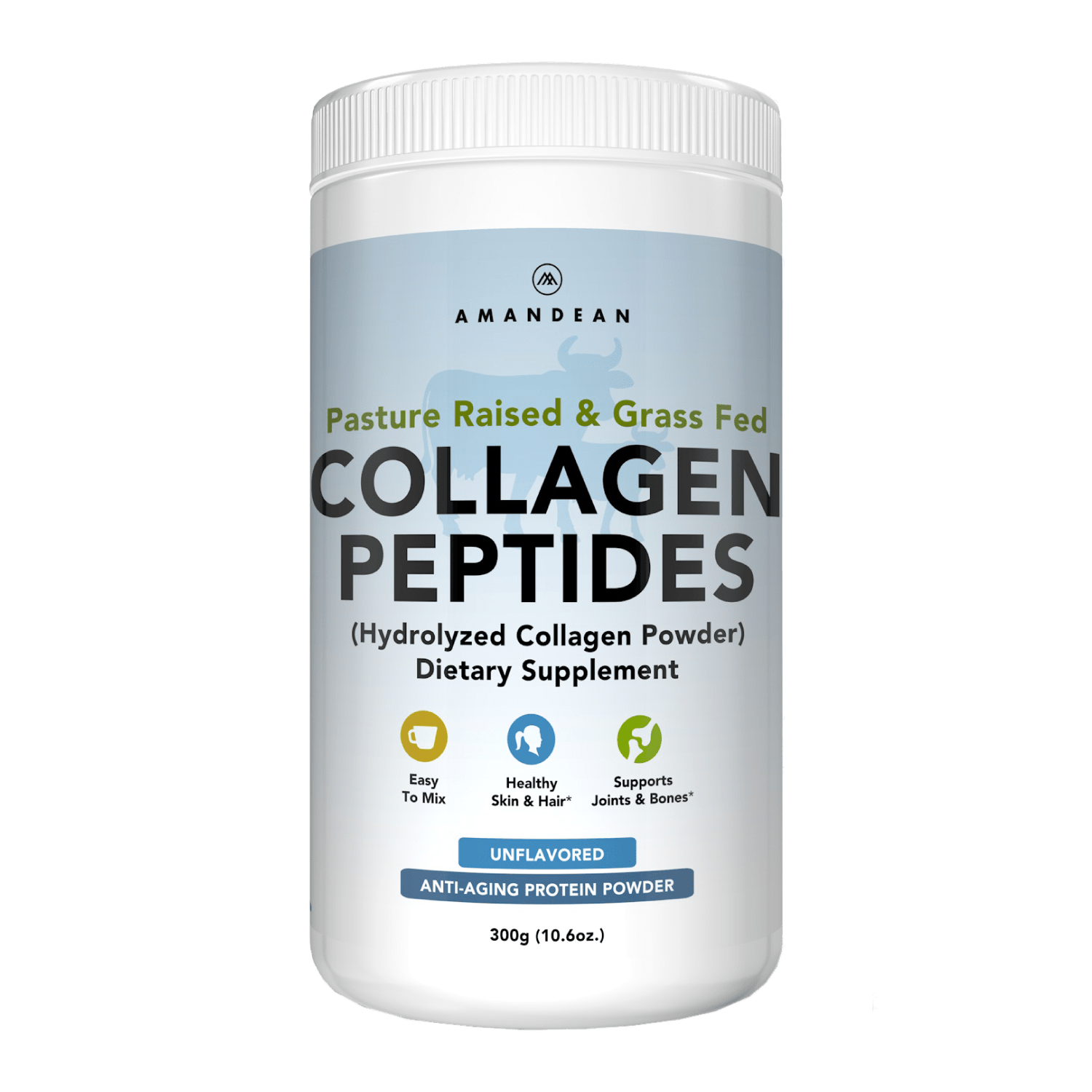 Collagen Peptides 300g (30-Day Supply) Collagen Amandean 