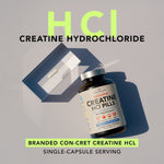 American-Made Creatine HCl (120 Veggie Capsules) Creatine HCl Amandean 