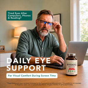 AMANDEAN EYEDEAL® Eye Vitamins with Lutein & Zeaxanthin + Vegan Algal Omega-3