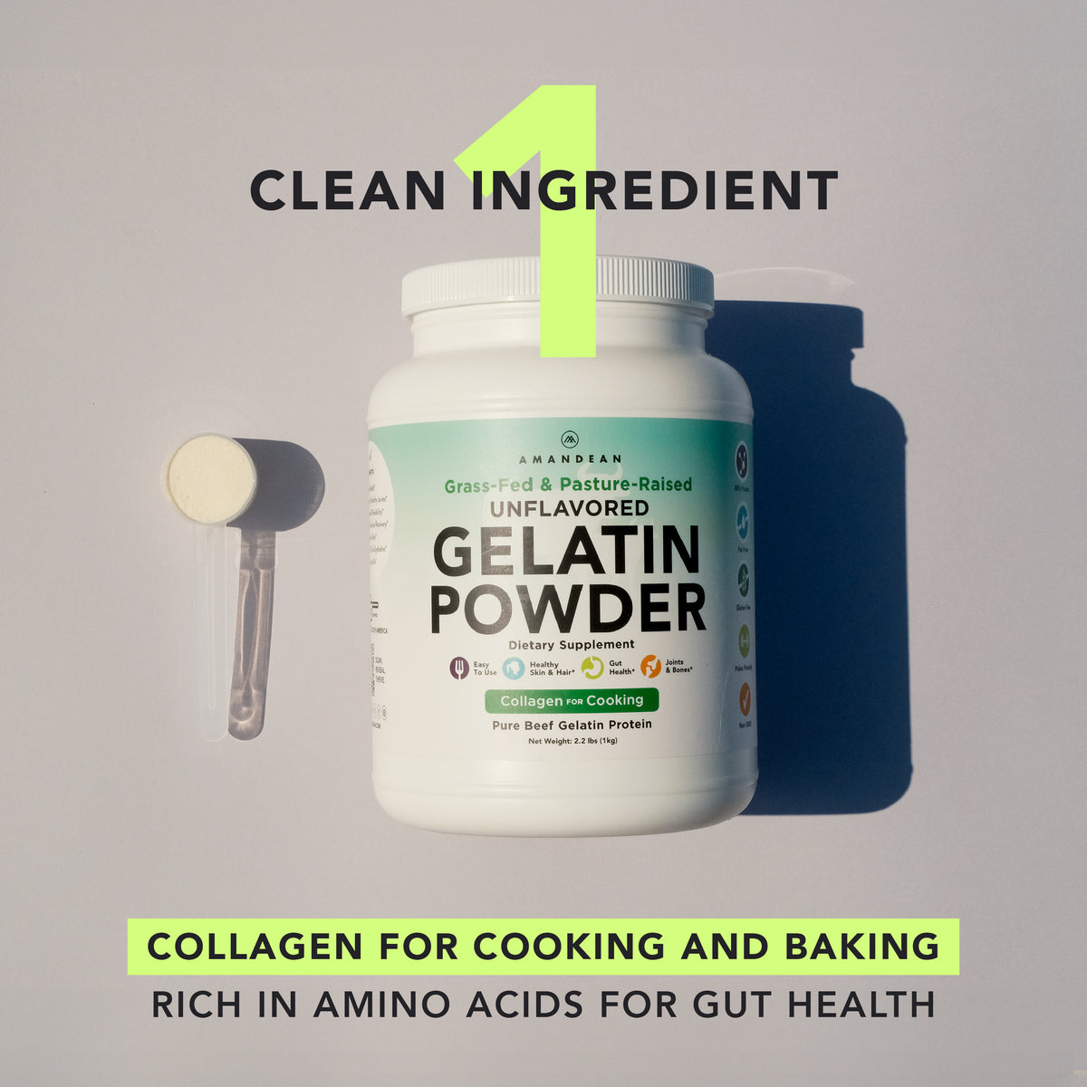 Premium Grass-Fed Gelatin Powder (1kg)