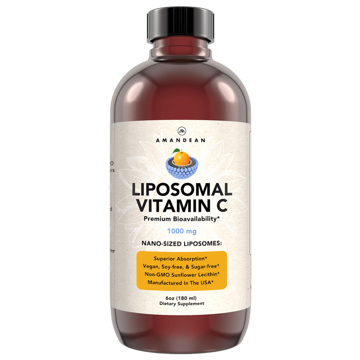 Premium Liposomal Vitamin C (6oz) - Liquid Formula