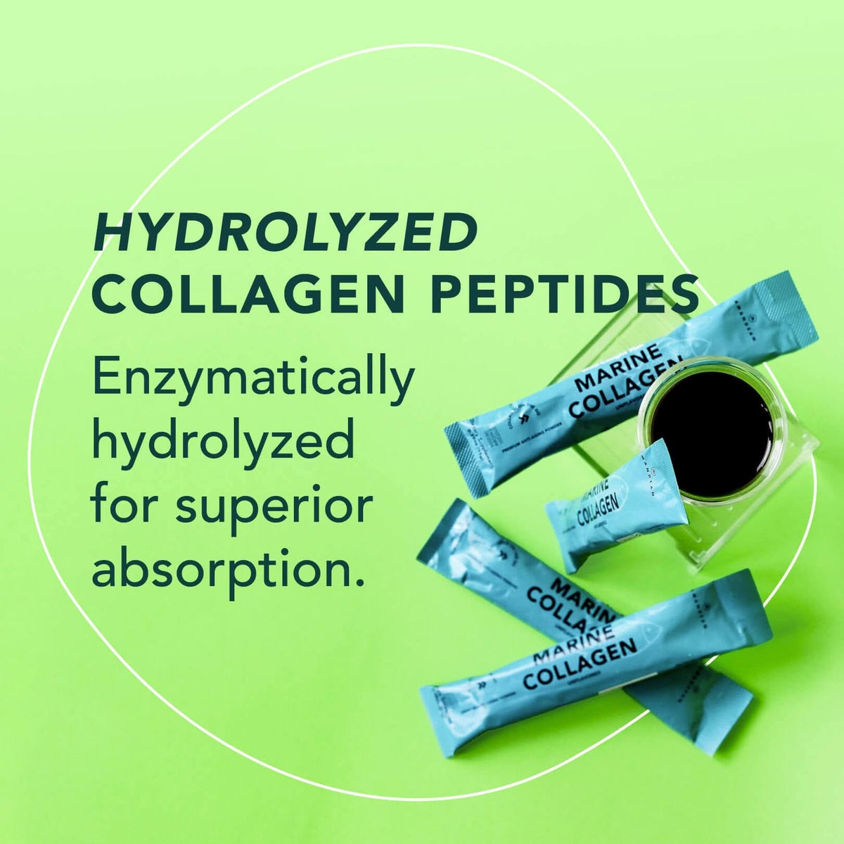 Wild-Caught Marine Collagen - 30 Individual Stick Packs Collagen Amandean 