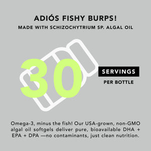 Vegan Omega-3 500mg Capsules Amandean 60 count 