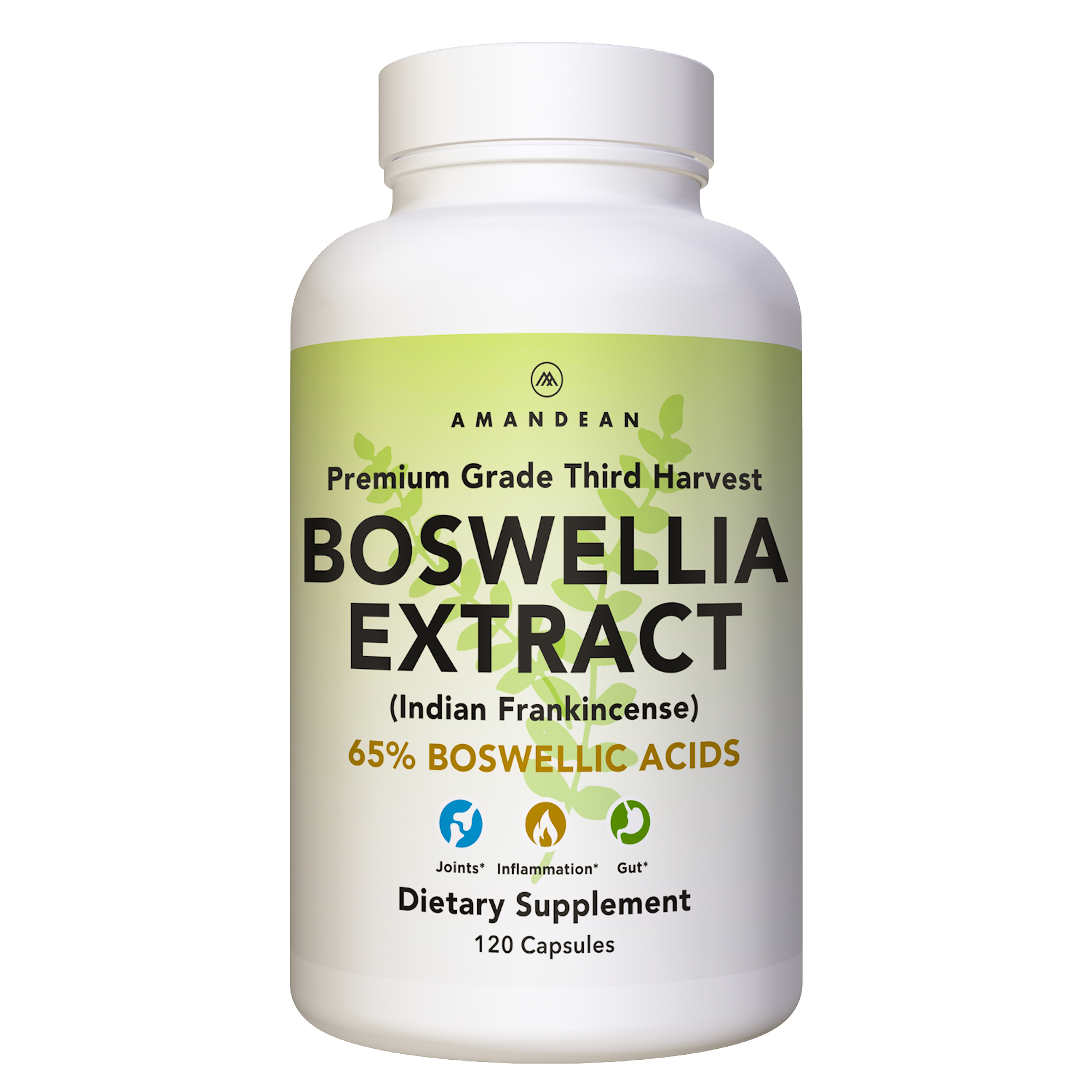 Vegan-friendly Boswellia Extract. 65% boswellic acids